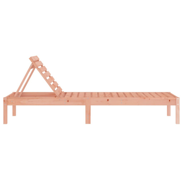 Tumbona de madera maciza douglas 199.5x60x74 cm M 4