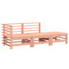 3 pcs conjunto lounge de jardim madeira de douglas maciça 2