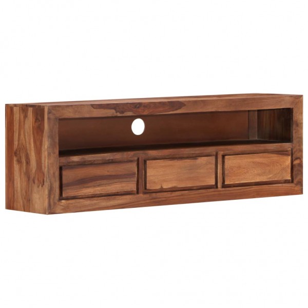 Mueble de TV de madera maciza de Sheesham 120x30x40 cm D