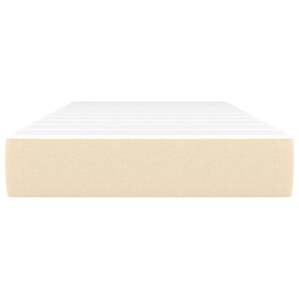 Colchão de molas ensacadas 80x200x20 cm tecido cor creme M 3