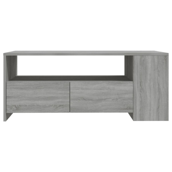 Mesa de centro madera de ingeniería gris Sonoma 102x55x42 cm M 3