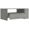 Mesa de centro madera de ingeniería gris Sonoma 102x55x42 cm 4