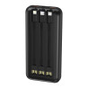 Bateria externa Universal Power Bank 10,000 mAh Carga rápida 22.5W (3 cabos) Preto 4