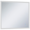 Espejo de pared de baño con LED y sensor táctil 60x50 cm 3