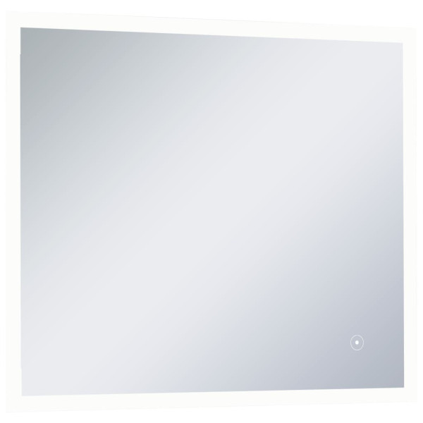 Espejo de pared de baño con LED y sensor táctil 60x50 cm M 4