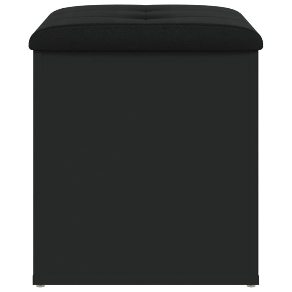 Banco de arrumação 42x42x45 cm derivados de madeira preto M 5