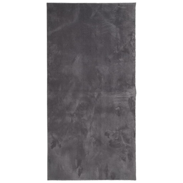 Almofada de cabelo curto, suave e lavável, cinza anthracite 100x200cm M 2