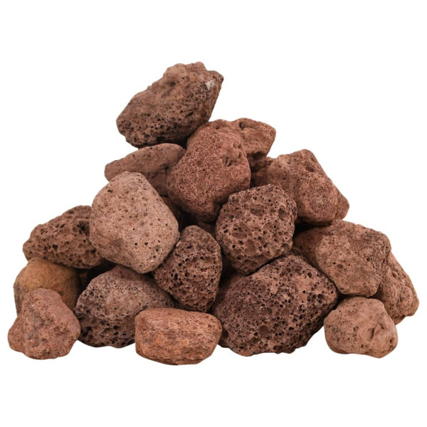 Rocas volcánicas rojas 10 kg 3-5 cm M 3