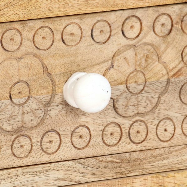 Móvel de TV 120x30x40 cm madeira de mangueira maciça M 5