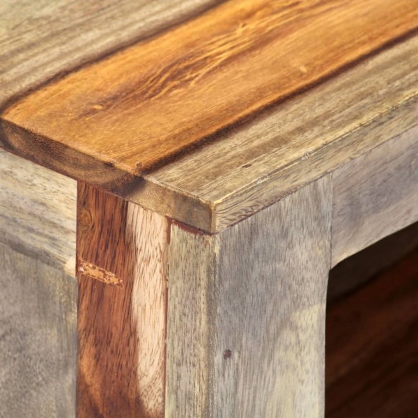 Mueble de TV madera maciza de sheesham 130x30x40 cm M 2