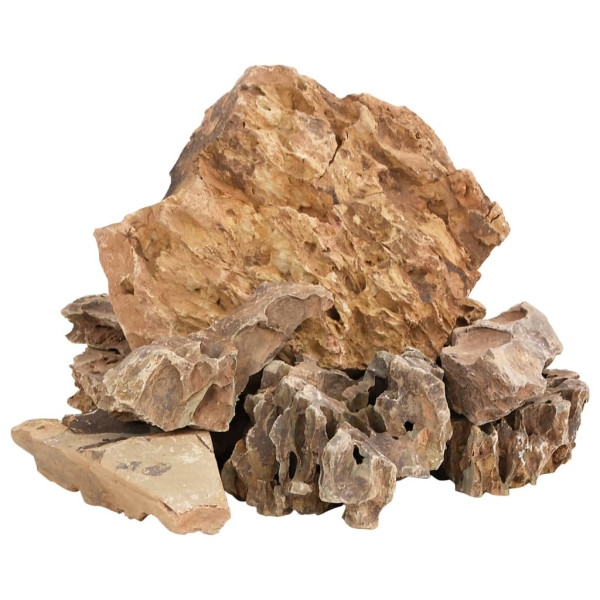 Rochas Dragon 10 kg 5-30 cm castanho M 3