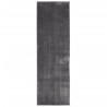 Alfombra de pelo corto suave y lavable gris antracita 80x250 cm 2