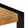 Mueble para la TV madera maciza de mango 90x30x40 cm 5