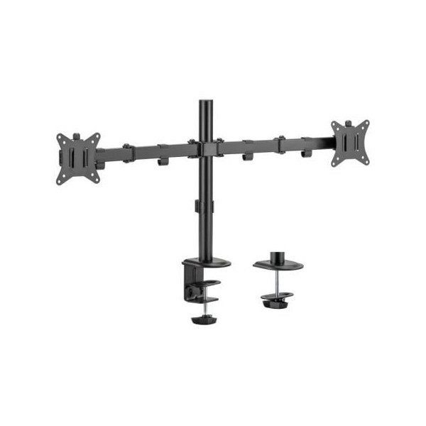 Soporte para 2 monitores y TV AISENS DT32TSR-149 negro M 2