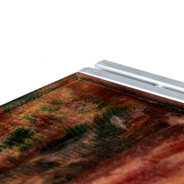 Mesa de centro 120x60x35 cm madeira recuperada maciça M 4