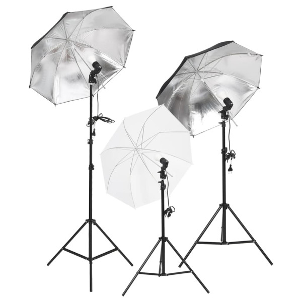 Kit de estúdio fotográfico com conjunto de iluminação e fundo M 2