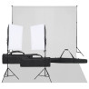 Kit de estudio fotográfico con set de luces y fondo 1