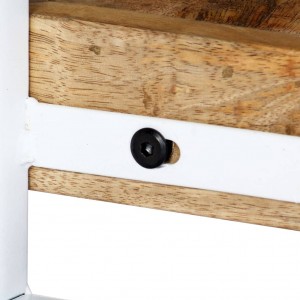 Móvel de TV 90x30x40 cm madeira de mangueira maciça H