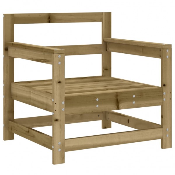 Conjunto de móveis de jardim 7 pcs madeira de pinho impregnada M 5