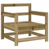 Conjunto de móveis de jardim 7 pcs madeira de pinho impregnada 5