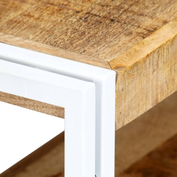 Mueble para TV de madera maciza de mango 90x30x40 cm M 5