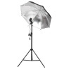 Kit de estudio fotográfico con set de luces y fondo 3