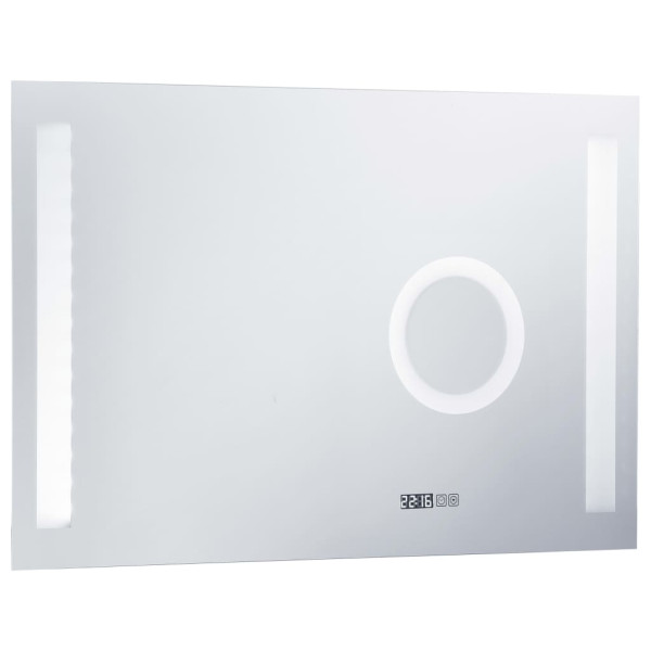 Espejo de pared de baño con LED y sensor táctil 100x60 cm M 4