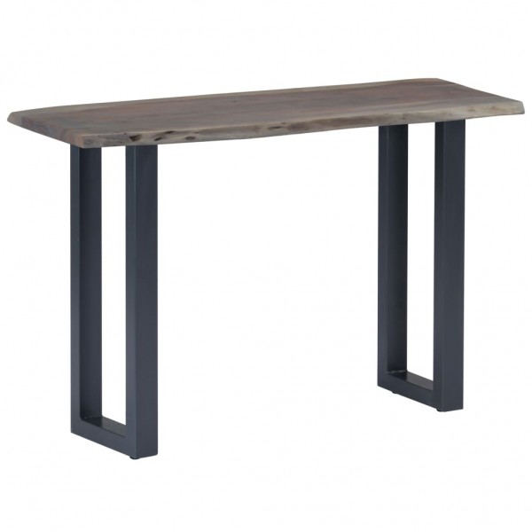 Mesa consola 115x35x76 cm madera maciza de acacia y hierro gris D