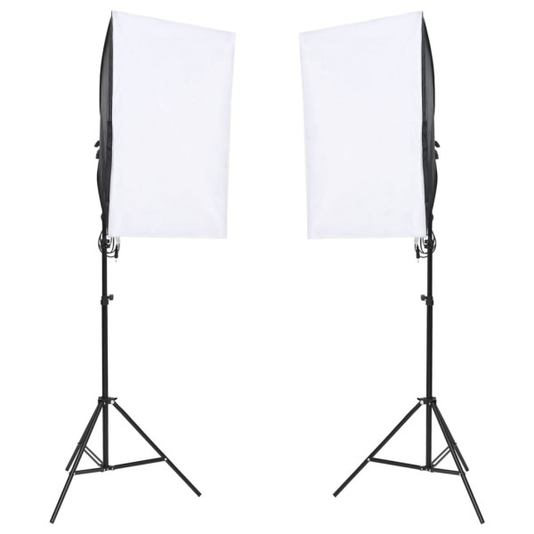 Kit de estúdio fotográfico com conjunto de iluminação e fundo M 2