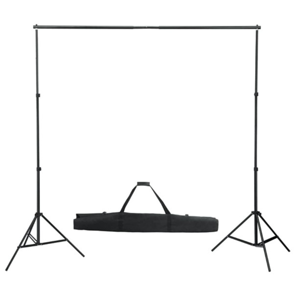 Kit de estúdio fotográfico com conjunto de iluminação e fundo M 5