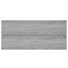 Mueble de lavabo madera contrachapada gris Sonoma 100x38.5x45cm 3