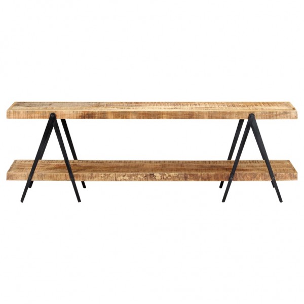 Mueble para TV de madera maciza de mango 160x40x50 cm M 2