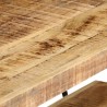 Mueble para TV de madera maciza de mango 160x40x50 cm 4