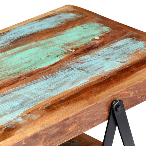 Mueble para TV de madera maciza reciclada 160x40x50 cm M 4