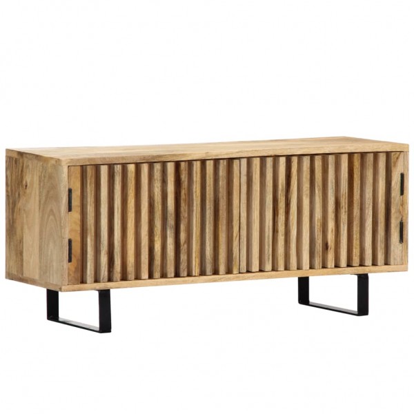 Mueble para la TV madera maciza de mango 90x30x40 cm D