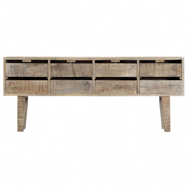 Aparador de madera maciza de mango 140x30x60 cm M 2