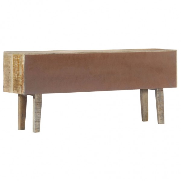 Aparador de madera maciza de mango 140x30x60 cm M 3
