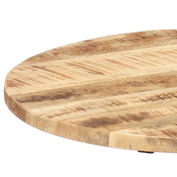 Mesa auxiliar madera de mango y hierro fundido 60x(46-63) cm M 4
