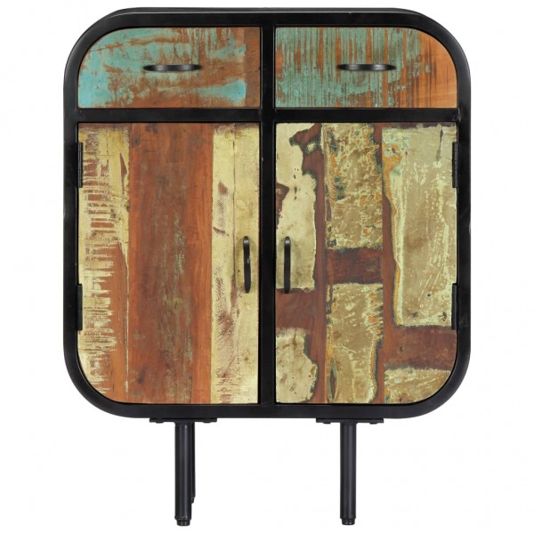 Aparador de madera maciza reciclada 60x30x75 cm M 2