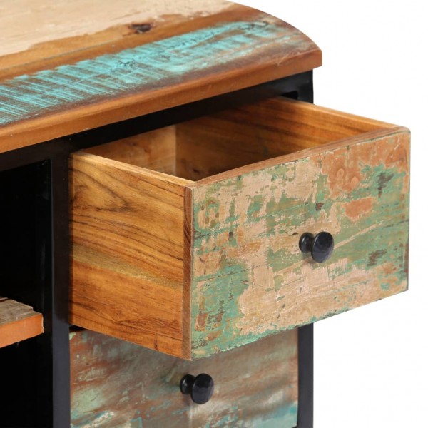 Mueble para TV madera maciza reciclada 120x30x45 cm M 5