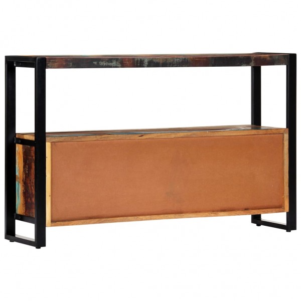 Aparador de madera maciza reciclada 120x30x75 cm M 4