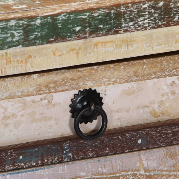 Mesa consola madera maciza reciclada 120x40x75 cm M 2