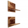Estantes de pared 2 uds madera maciza de sheesham 58x26x20 cm 3