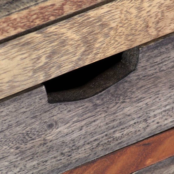 Mesa de centro 100x50x30 cm madeira de acácia maciça cinzento M 3