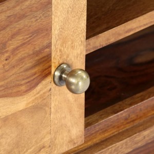Mueble para TV de madera maciza de sheesham 118x30x40 cm H