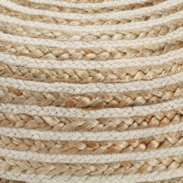 Puf hecho a mano 40x45 cm yute M 2