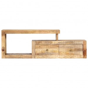 Mueble para TV madera maciza de mango 120x30x40 cm H