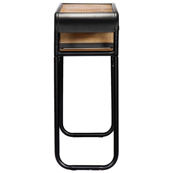 Mesa consola 118x30x75 cm madeira de mangueira maciça M 4