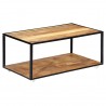 Mesa de centro de madera maciza reciclada 90x50x40 cm 1