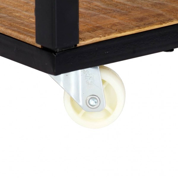 Mesa de centro de madera maciza reciclada 90x50x40 cm M 5